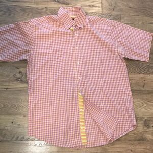 Bugatchi Uomo Gold Lt Purple SS casual shirt M